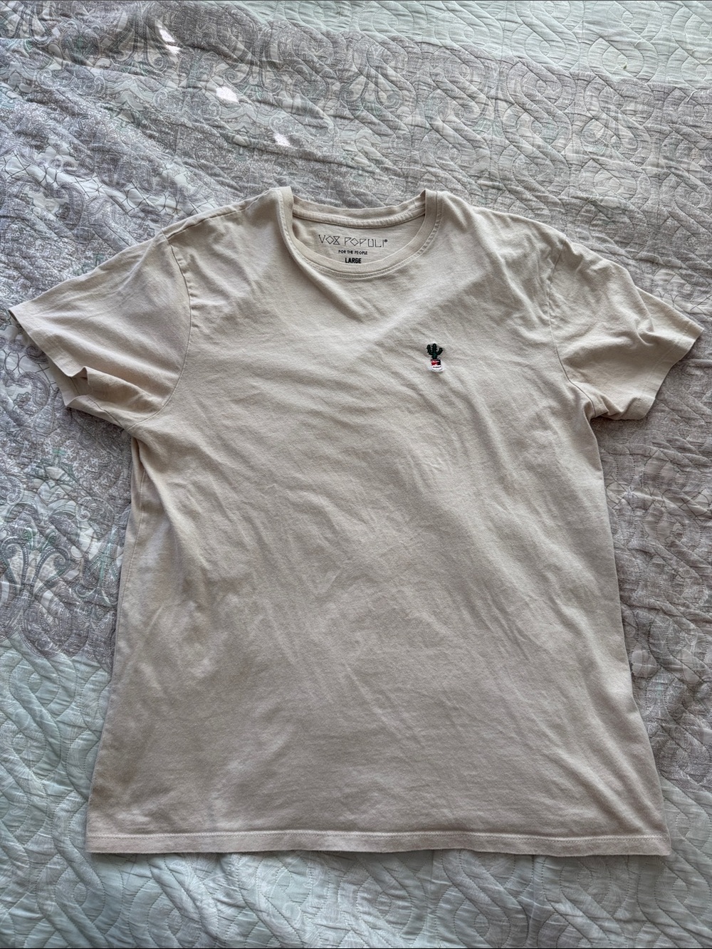 Vox Populi L Cream Tee
